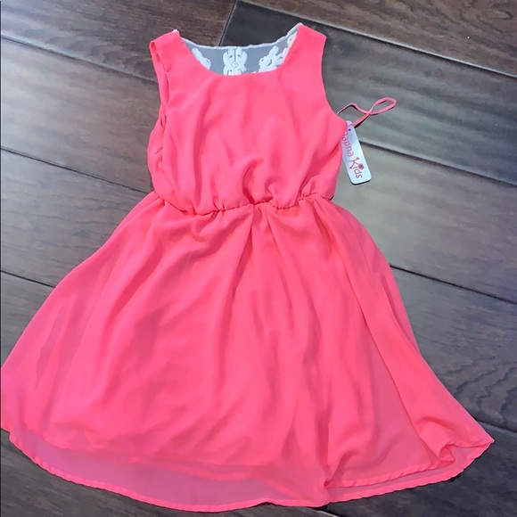 NWT Japna Size 12 Lace Chiffon Dress CUTE!!! - Picture 1 of 3